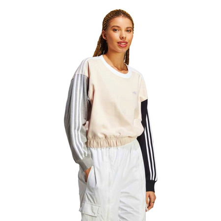 Adidas Essentials 3-Stripes Crop Sweatshirt