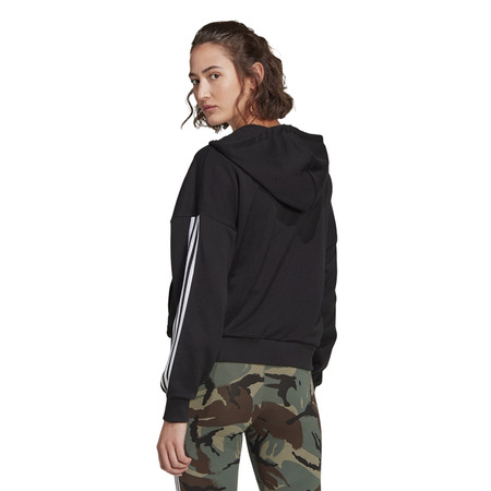 Adidas Essentials Cut 3-Stripes Full-Zip Hoodie