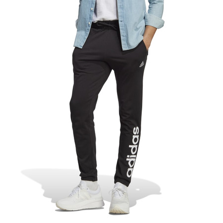 Adidas Essentials Single Jersey Tapered Cuff Logo Joggers