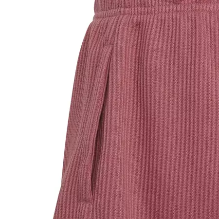 Adidas Junior Lounge Waffle Knit Loose Shorts