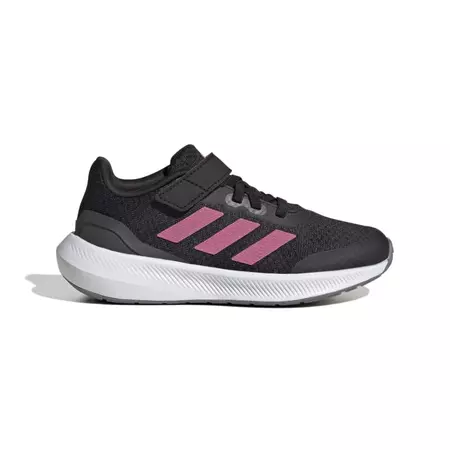 Adidas Kids RunFalcon 3.0 Elastic Lace Top "Black-Pink"