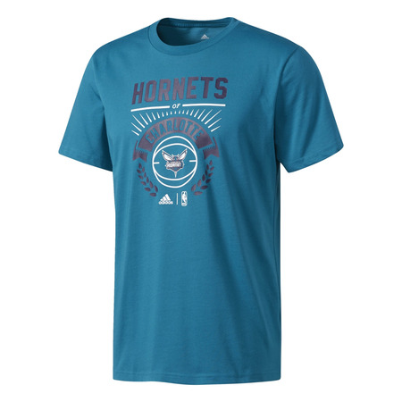 Adidas NBA Charlotte Hornets Graphic 4 Tee (turquesa oscuro)