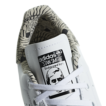 Adidas Origials Junior Stan Smith "Zebra Stripes"  (white)