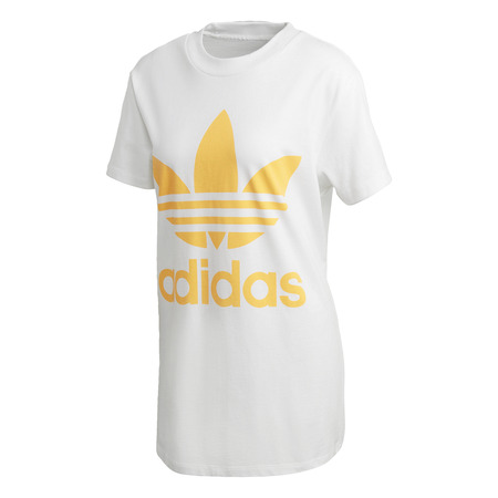 Adidas Originals Big Trefoil Oversize Tee W (White/Real Gold)