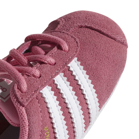 Adidas Originals Gazelle Crib Infants (Pink/White/White)