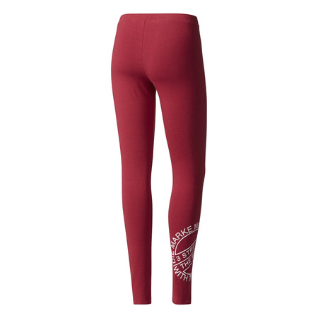 Adidas Originals Leggings Logo 3-Stripes (Collegiate Burgundy Melange)