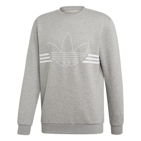 Adidas Originals Outline Trefoil Crew Fleece