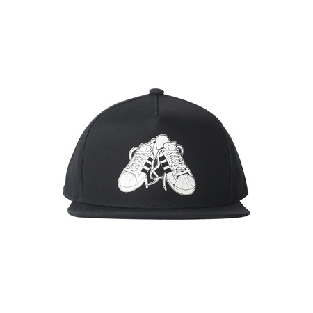 Adidas Originals Superstar Snapback Cap Sneaker (Black/White)