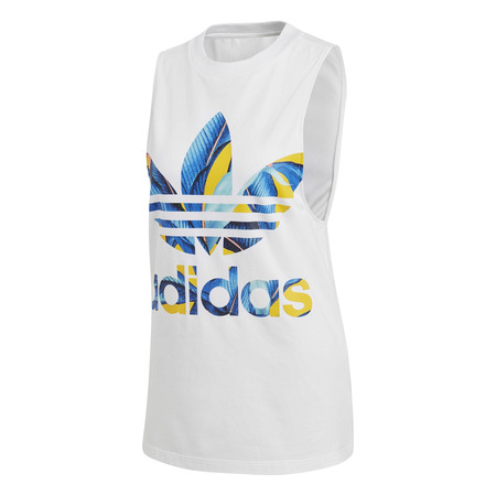 ADIDAS ORIGINALS TANK TOP TREFOIL W "TROPICAL PASSINHO" (WHITE)