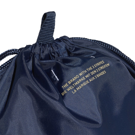 Adidas Originals Trefoil Gym Sack (Collegiate Navy / Raw Sand)