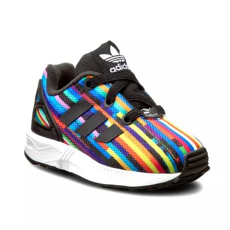 Adidas Originals ZX Flux EL Infants "Digital Noise" (core black/white/multicolor)