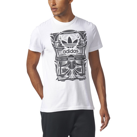 Adidas Originals Rectangle 3 Tee "Boogie down" (white)