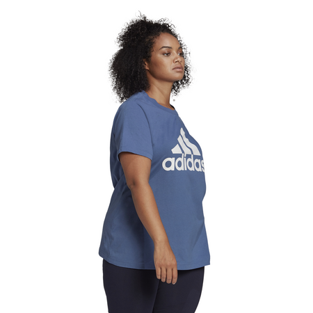 Adidas Sportswear Must Haves Badge of Sport Tee Plus Size "Crew Blue"