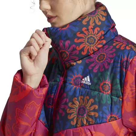 Adidas x FARM Padded Jacket "Bahia Magenta"