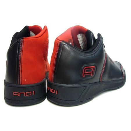 And 1 Tai Chi TGR Mid  (negro/rojo)