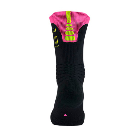 KD Calcetines Elite Versatility Crew (010/black/pink/volt)