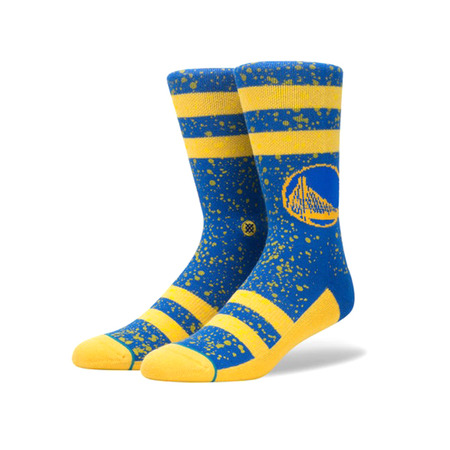 Stance NBA Hardwood Overspray Warriors Socks