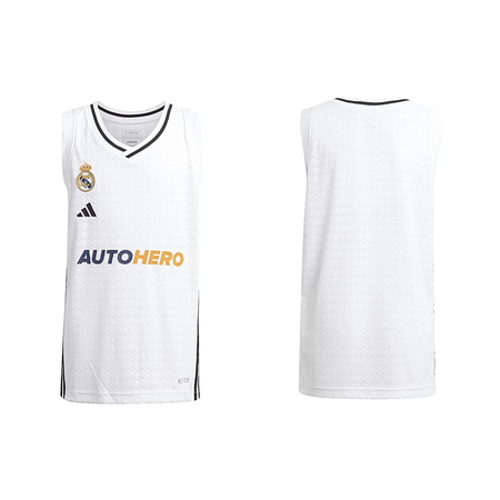 Camiseta Junior 1ª Equipación Real Madrid Baloncesto "White"