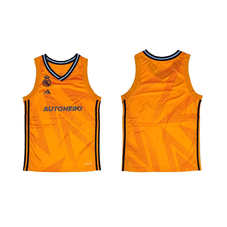 Camiseta Junior 2ª Equipación Real Madrid Baloncesto "Orange"