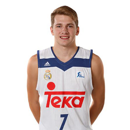 Camiseta Réplica Luka Doncic #7# R. Madrid 2016/17 (blanco)