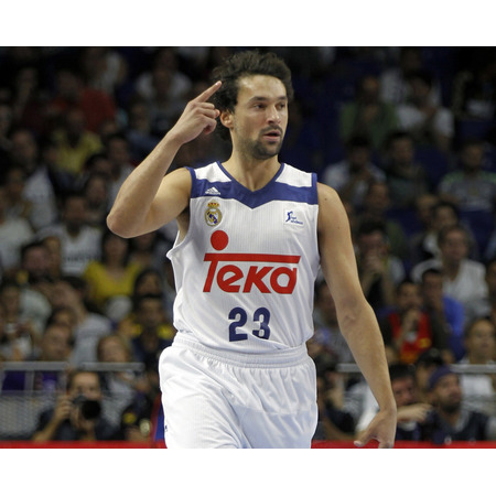 Camiseta Réplica Llull #23# R. Madrid 2016/17 (blanco)