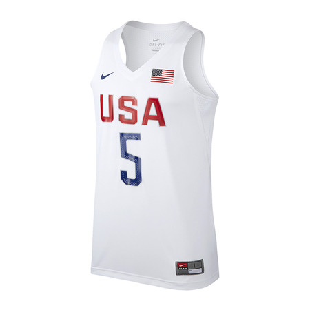 Camiseta Réplica USA Kevin Durant "Río 2016 White" (101/white)