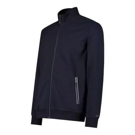 Campagnolo Men's full-zip sweatshirt in regular fit "Black-Blue"