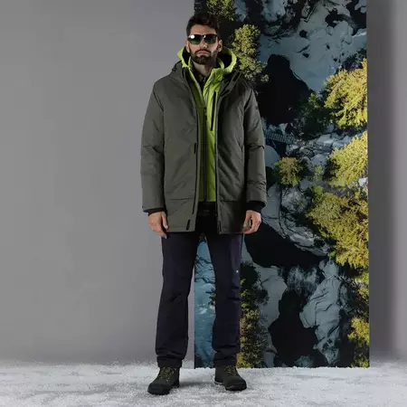 Campagnolo Men's Hooded Parka "Oil Green"