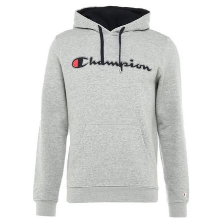 Champion Authentic Script Logo Reverse Weave Hoodie (Grey)