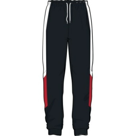 Champion Basketball Inspired Color Block Logo Rib Cuff Pants "Black"