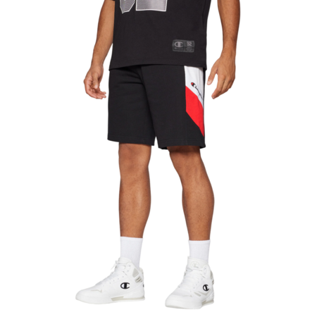 Champion Basketball Inspired Color Block Logo Short "Black"