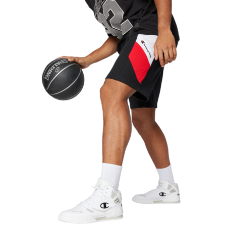 Champion Basketball Inspired Color Block Logo Short "Black"