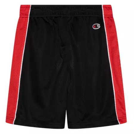 Champion Basketball Kids Inspired Logo Short "Black-Red"