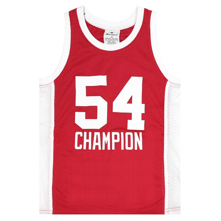 Champion Basketball Kids Inspired Logo Tank Top "Red-White"