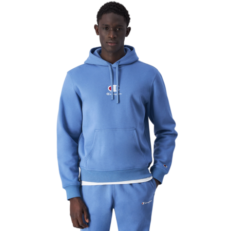 Champion Big C Logo Embroidery Fleece Hoodie "Teal Blue"