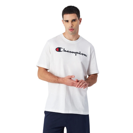 Champion Big Logo Cotton Jersery T-Shirt "White"