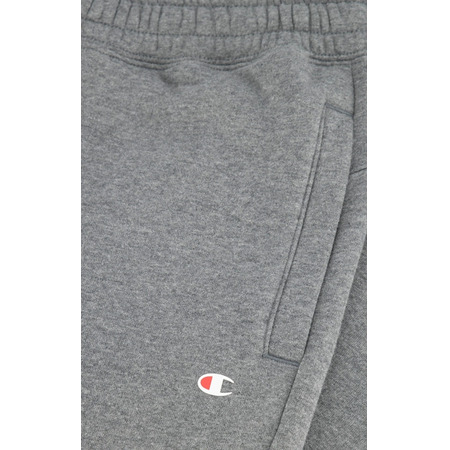 Champion C Logo Print Ribbed Trims Cotton Terry Joggers "Dark Grey"