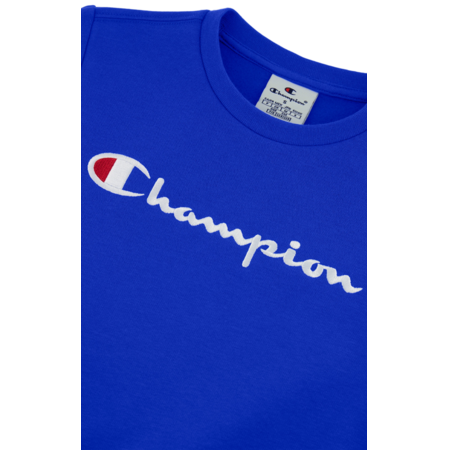 Champion Kids Big Logo Fleece Sweatshirt "Blue"