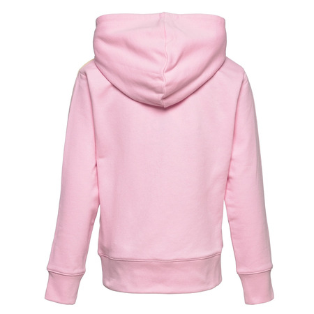 Champion Legacy Girls Script Logo Front Hoodie "Pink"