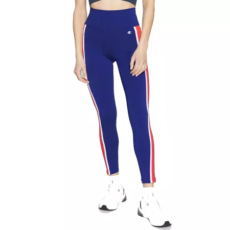 Champion Legacy Heritage Block Logo Leggings "Blue"