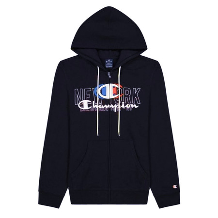 Champion Legacy Large Champion Graphic Hoodie FZ "Navy"