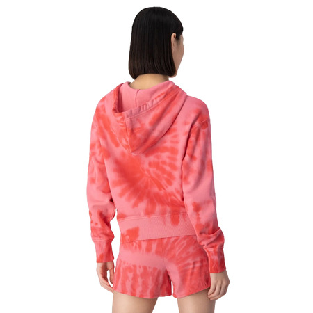 Champion Legacy Wm´s Tie Dye Scrip Logo Hoodie "Red"