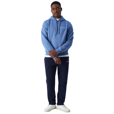 Champion Logo Straight Leg Fleece Joggers "Dark Blue"