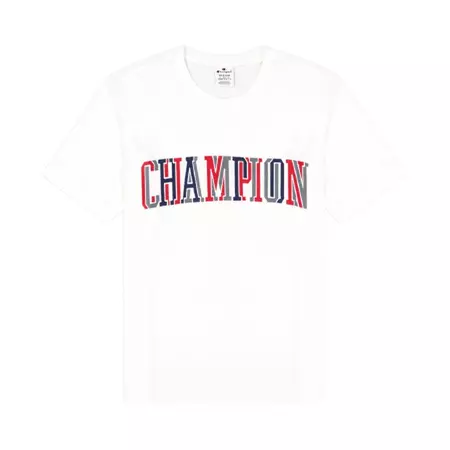 Champion Multicolour Bookstore Cotton T-Shirt "White"