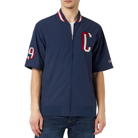 Champion Rochester Bookstore Full-Zip Thin Short Sleeve Jacket "Navy"