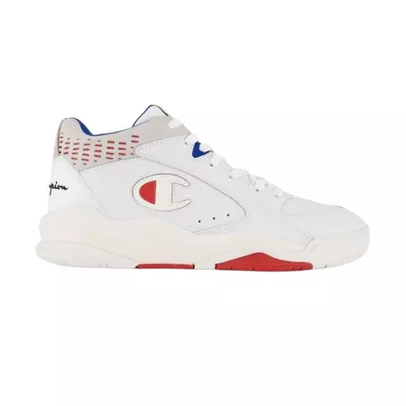 Champion Rochester Z90 Leather Mid Trainers "White-Off-White"