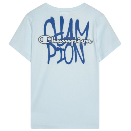 Champion Script Logo Jersey T-Shirt "Light blue"