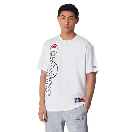 Champion Sport Lifestyle Basketball Big Logo CustomFit T-Shirt "White"