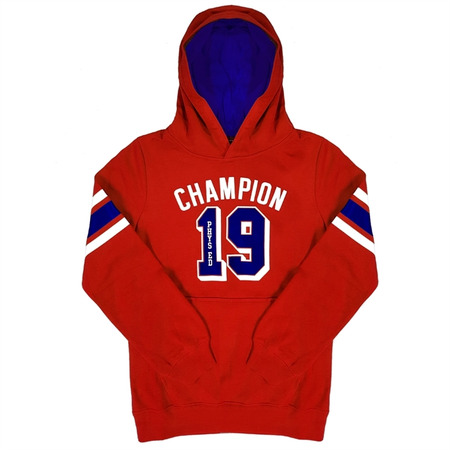 Champion Sudadera Niño Atlhetic Sweatshirt 1919 Logo (rojo/azul)