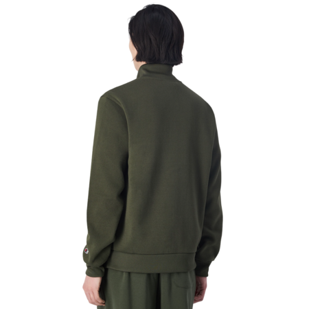 Champion Tonal C Logo Full Zip Knitted Sweatshirt "Military Green"